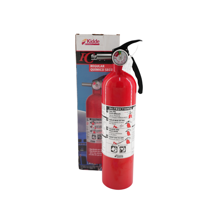 Fire Extinguisher with Mounting Bracket - Kidde FC10 Vehicle Protection