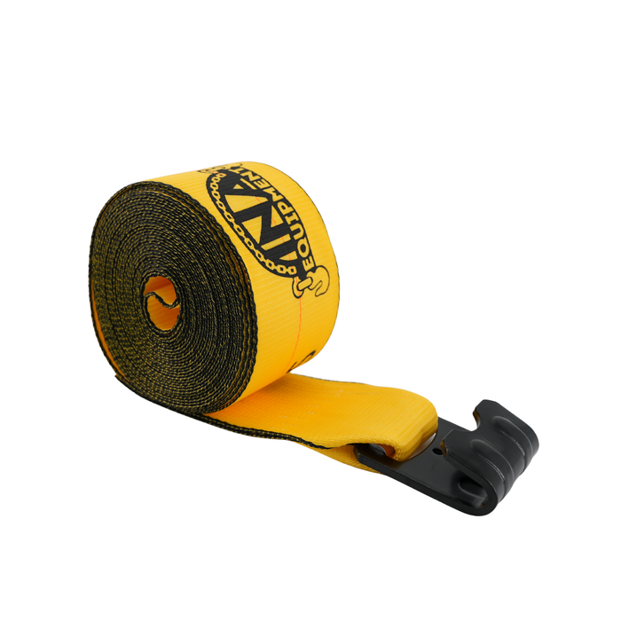 4"x30' Winch Strap with Flat Hook