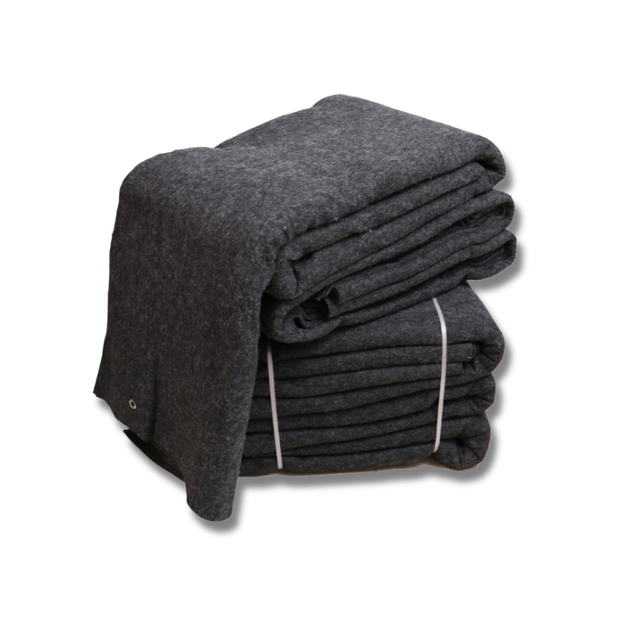 Pre‑Tarp Felt Pad Blanket 10×16 ft - Black Eco Polyester