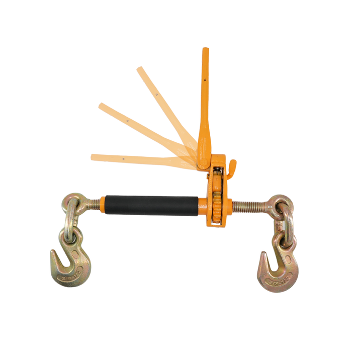 Peerless Folding Handle Ratchet Load Binder – 3/8"–1/2" Chain – 12,000 lbs WLL