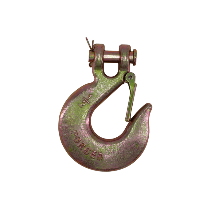 Chain Hook Slip Clevis with Latch 1/2"- Grade 70