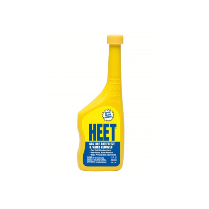 HEET Gas Line Antifreeze and Water Remover, 12 Fl oz.