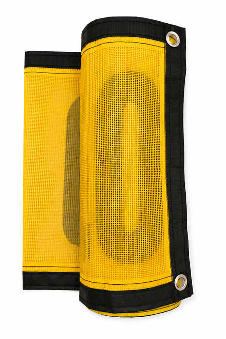 Oversize Sign Mesh with Grommets 18″X84″ - DOT Complaint