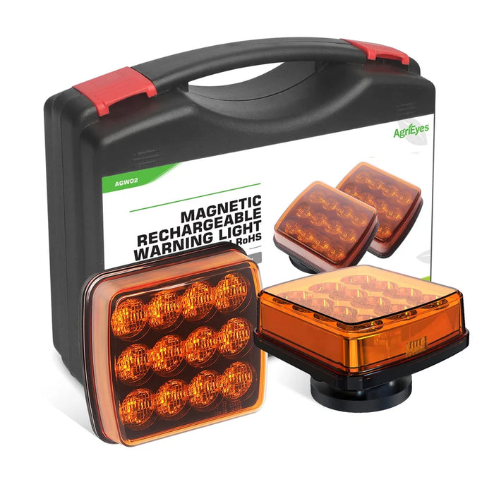 AGRIEYES Wireless Strobe Lights, W02 2PCS, Battery Powered Tail Lights Kit