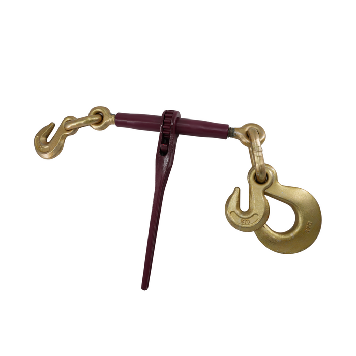 Heavy‑Duty Ratchet Load Binder – 1/2" Grab Hook & 5/8" Slip Hook