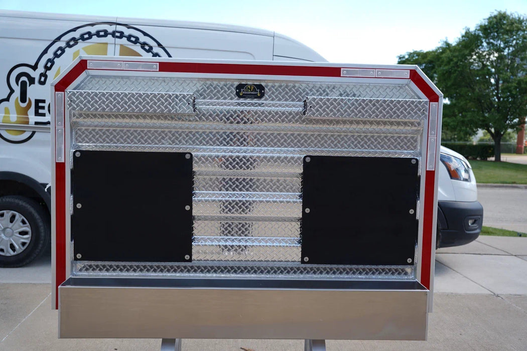 Head Rack without tool box with tray box 68"x80" Aluminum