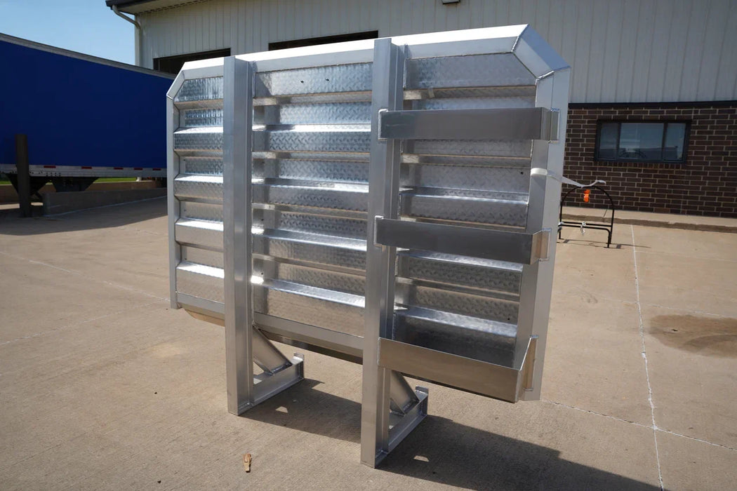 Head Rack without tool box with tray box 68"x80" Aluminum