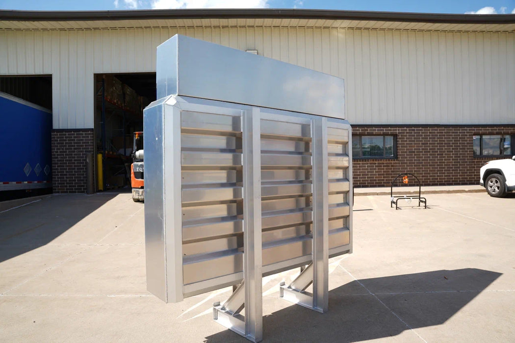 Head rack with 5 boxes