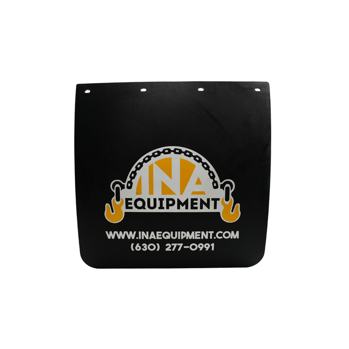 24"x24" Mudflap Heavy Duty Black Polymer – Universal Truck & Trailer Mud Guard
