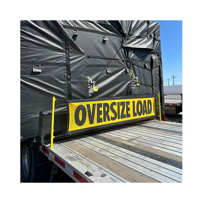 Stake Pocket Oversize Banner Bracket Pair