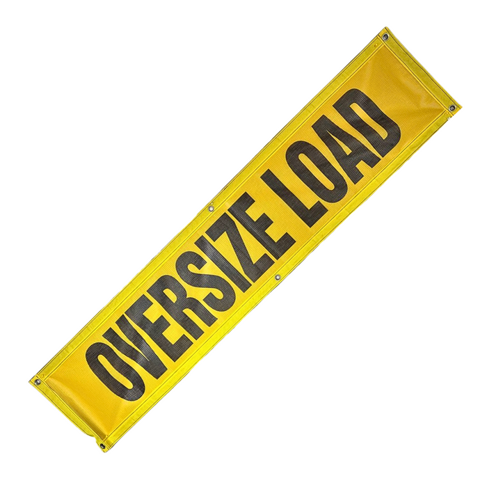 Oversize Sign Mesh with Grommets 18″X84″ - DOT Complaint