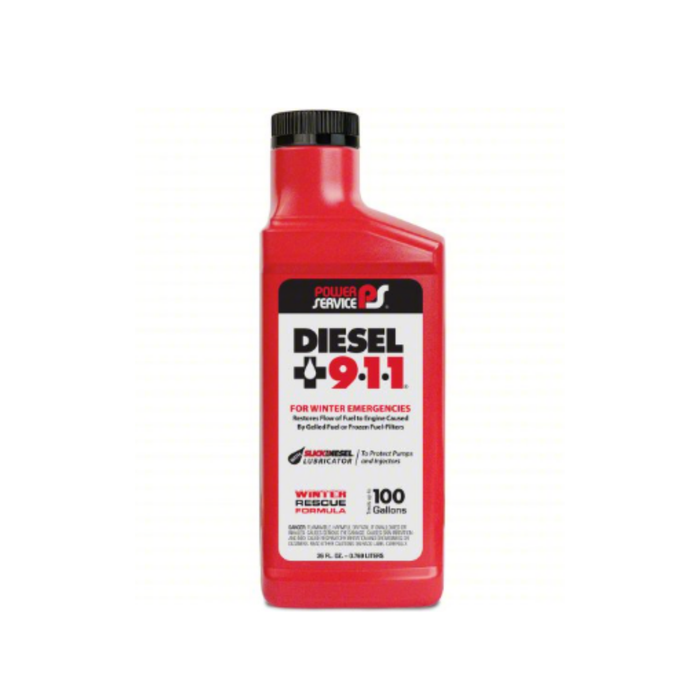 POWER SERVICE PRODUCTS Diesel 911, Anti-Gel/Cetane, 26 oz
