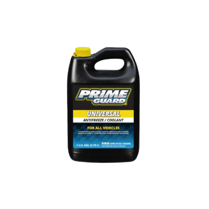 PRIME GUARD Antifreeze Coolant: Concentrated, 1 gal Container Size- Yellow