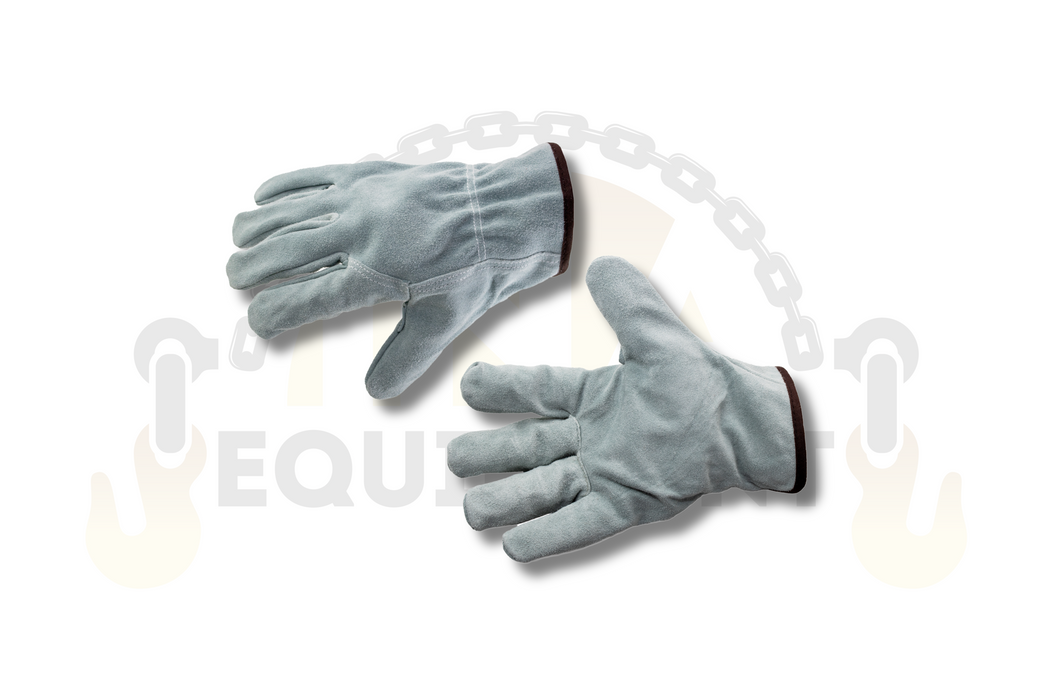 PPE - Leather Palm Industrial Gloves - XL