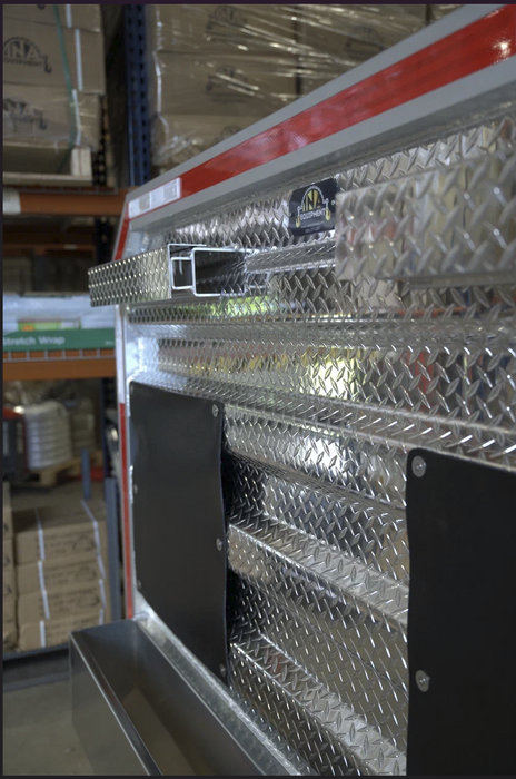 Head Rack without tool box with tray box 68"x80" Aluminum