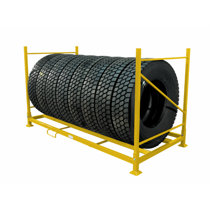 Truck Tire Folding Rack – Holds 8 Tires, 43″ OD, 1,750 lb Capacity