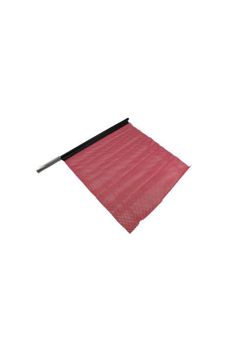EZ Mount Flag 18″ × 18″ Red Mesh Safety Flag for Wide Loads – DOT Compliant High-Visibility Warning Flag, Durable Weather-Resistant Cargo Marking Flag