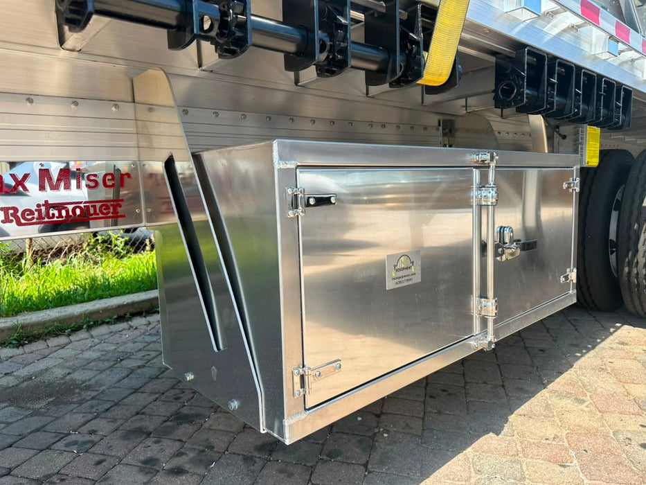 Trailer Tool Box 24"x 24"x 60" Aluminum Tool Box