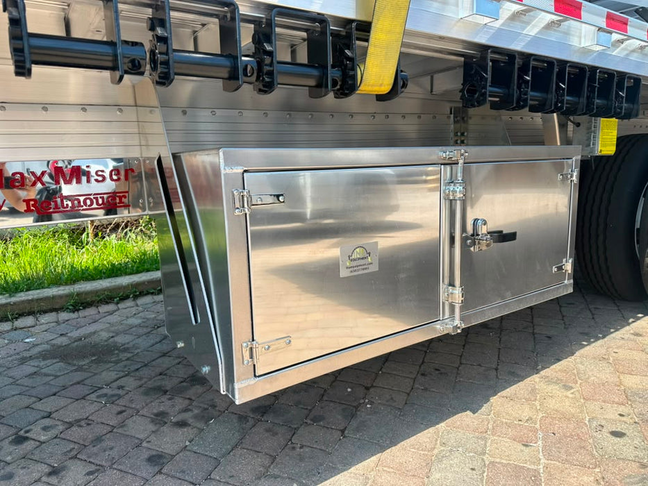 Trailer Tool Box 24"x 24"x 60" Aluminum Tool Box