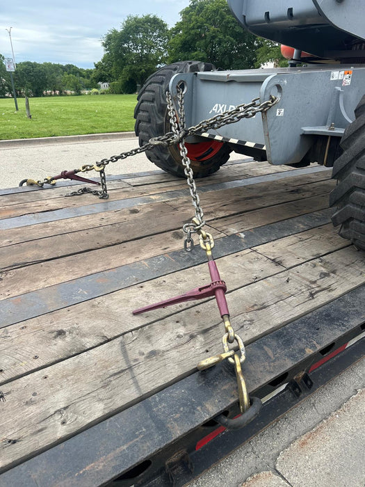 Ratchet Chain Binder – 1/2" Grab Hook & 5/8" Slip Hook