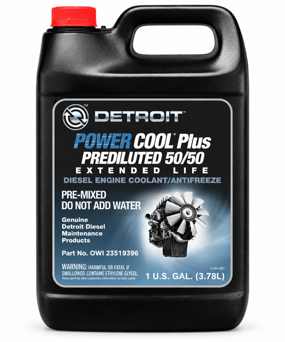 Detroit Coolant Power Cool Plus Prediluted 50/50 1 GAL