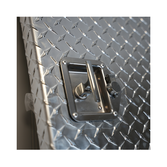 Replacement Aluminum Door for Cab Rack – 3′ 8½″ H x 2′ 1″ W, Includes Hinge & 2 Door Locks