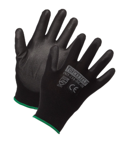 Gloves -Nylon liner PU Gripping work gloves