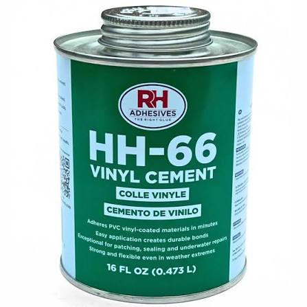 Tarp Repair HH-66 Vinyl Glue Cement - 16 oz