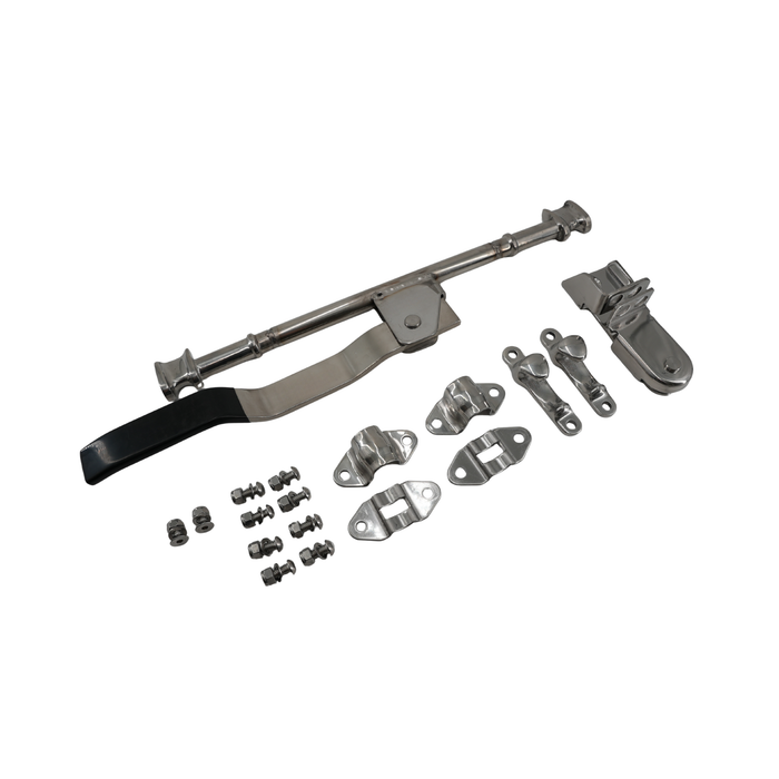 Replacement Paddlelock Door Lock with Fasteners – Fits 18"x18" to 18"x24" Toolboxes