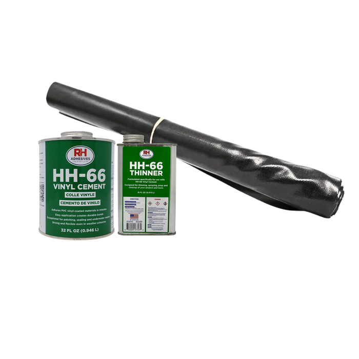 Tarp Repair Kit – HH-66 Vinyl Cement, Thinner & Rip-Stop Material